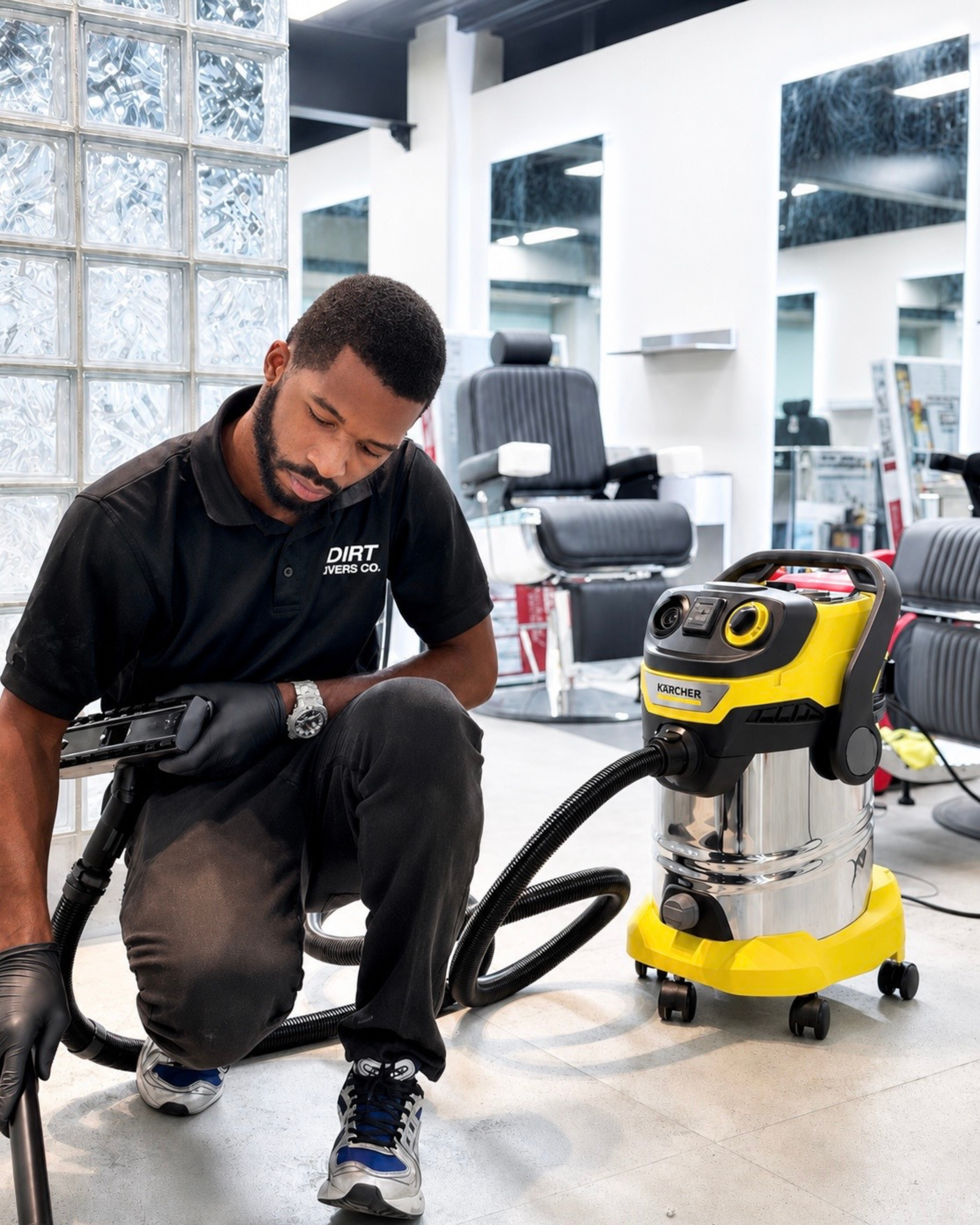 Dirt Movers professional cleaning team